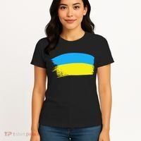Ukraine Flag Women's T-Shirt thumb 4