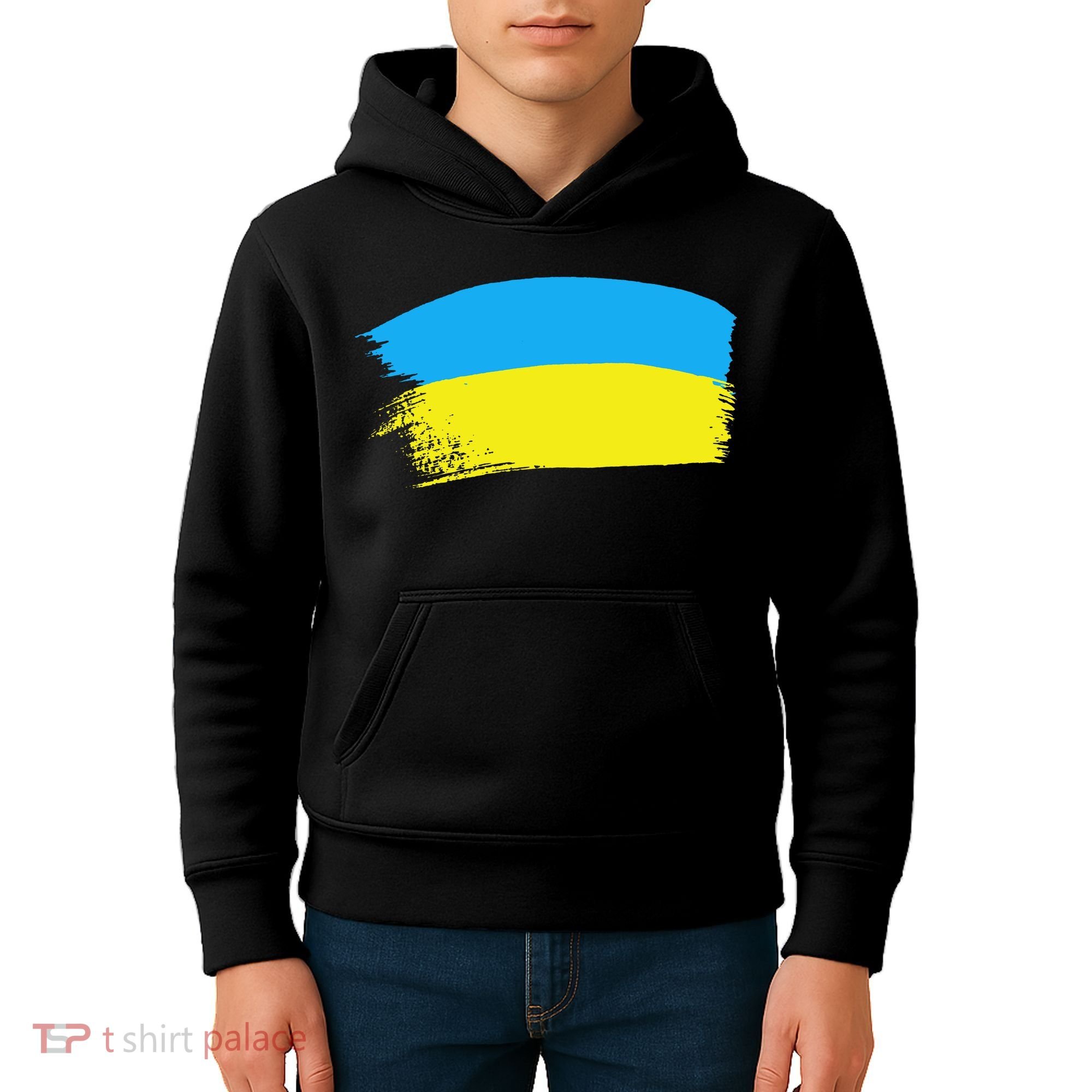Ukraine Flag Kids Hoodie