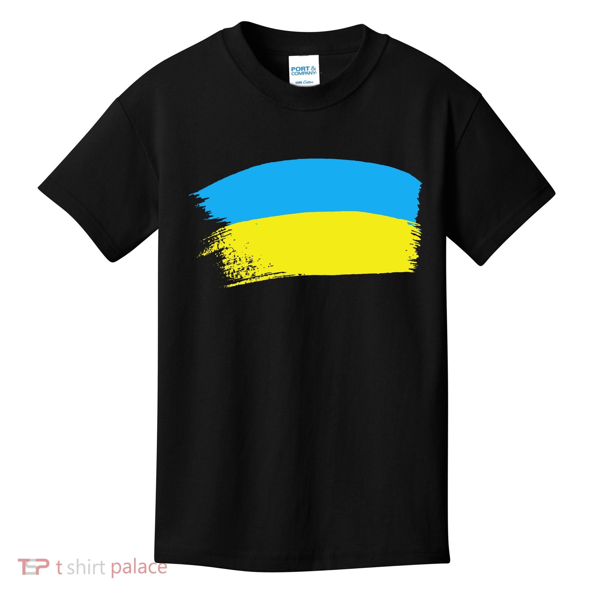 Ukraine Flag Kids T-Shirt