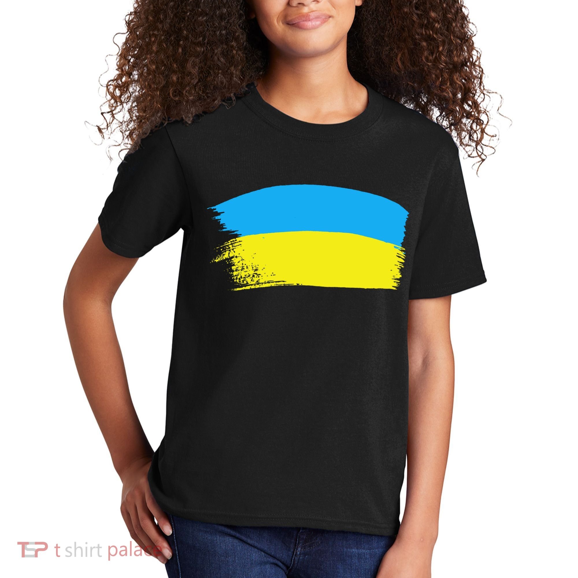 Ukraine Flag Kids T-Shirt