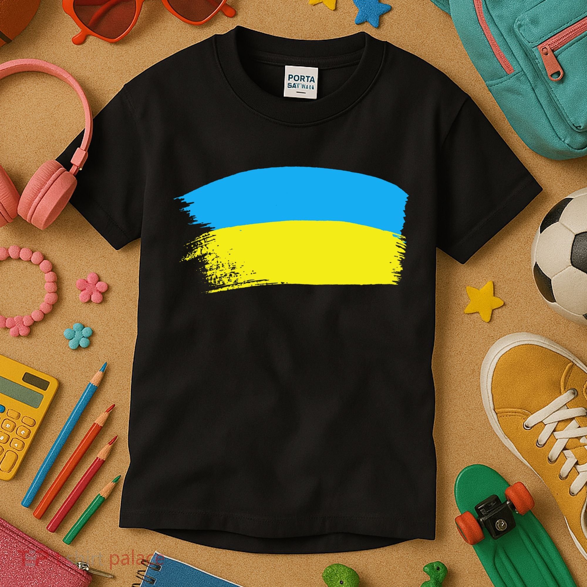 Ukraine Flag Kids T-Shirt