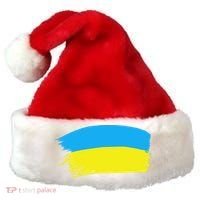 Ukraine Flag Santa Hat thumb 0