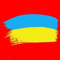 Ukraine Flag Santa Hat thumb 1
