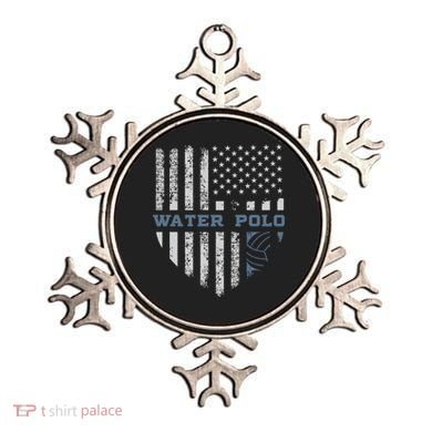 Usa Flag Vintage Water Polo Lovers Gift Design Present Gift Ornament