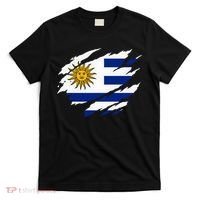 Uruguay Flag With Sun Graphic For Soccer Fans T-Shirt thumb 0