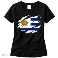Uruguay Flag With Sun Graphic For Soccer Fans Women's T-Shirt thumb 0