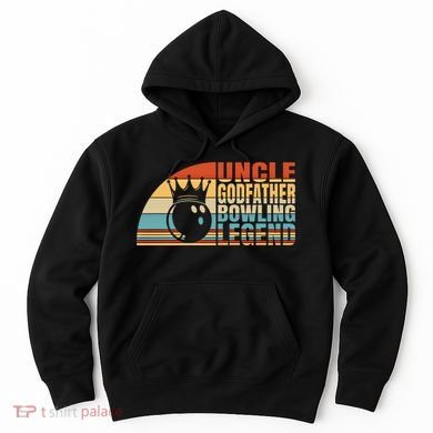 Uncle Godfather And Bowling Legend Bowling Uncle Gift Hoodie