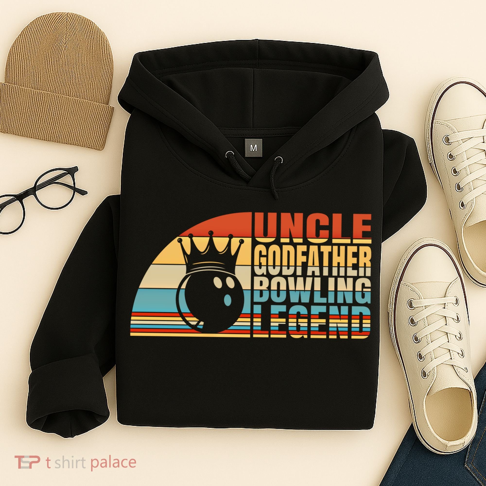 Uncle Godfather And Bowling Legend Bowling Uncle Gift Hoodie