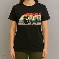 Uncle Godfather And Bowling Legend Bowling Uncle Gift T-Shirt thumb 4