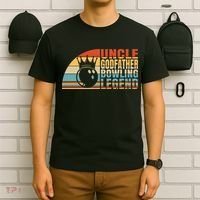 Uncle Godfather And Bowling Legend Bowling Uncle Gift T-Shirt thumb 6