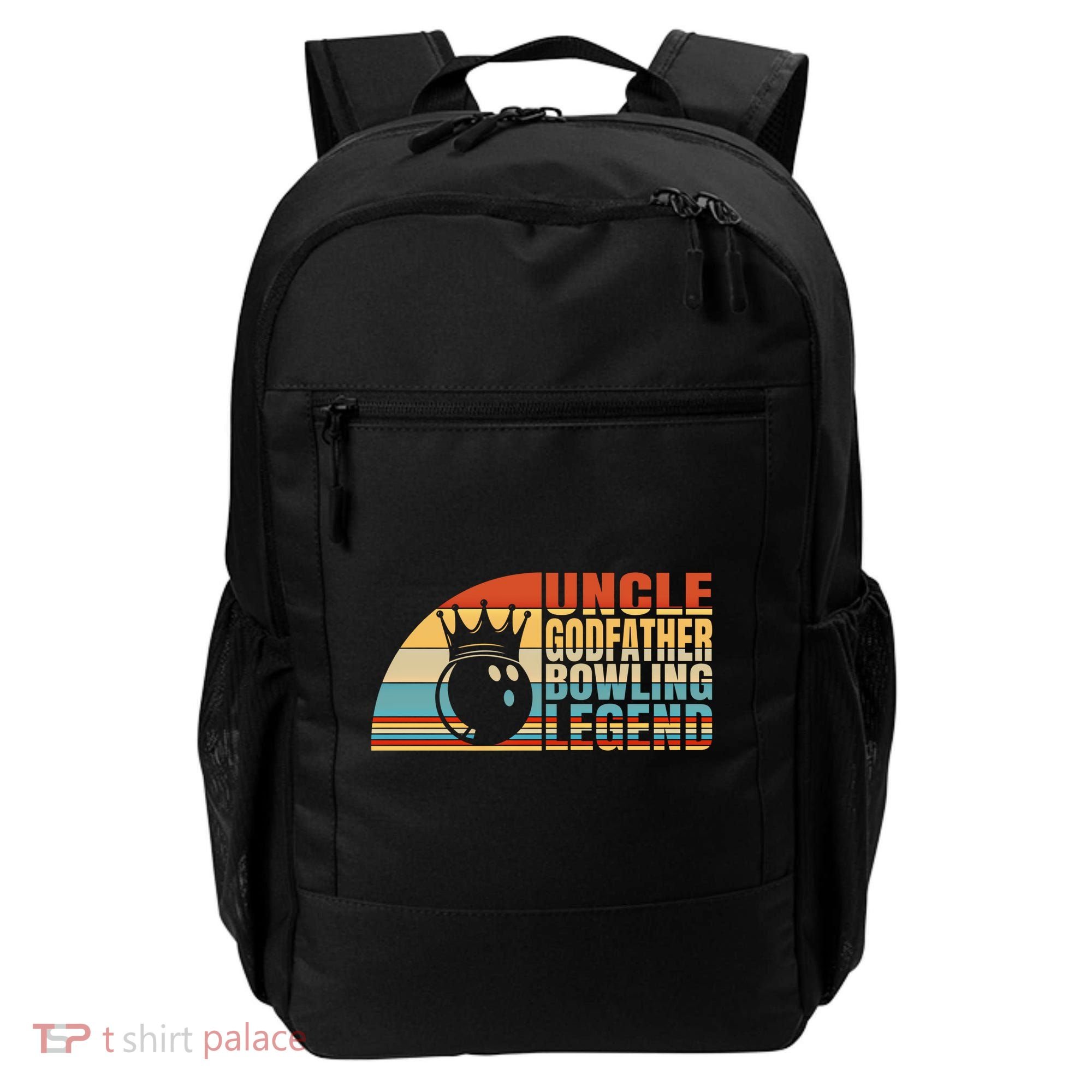 Uncle Godfather And Bowling Legend Bowling Uncle Gift Backpack