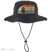 Uncle Godfather And Bowling Legend Bowling Uncle Gift Bucket Hat thumb 0