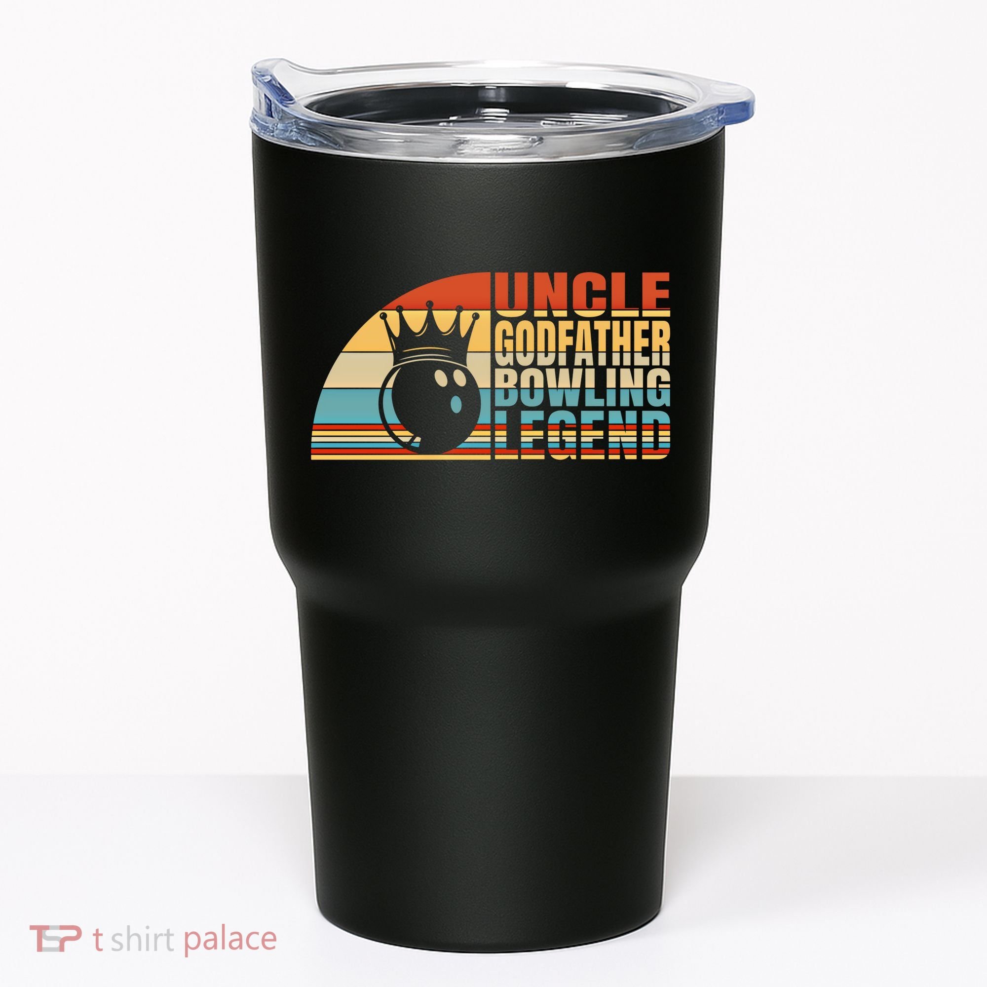 Uncle Godfather And Bowling Legend Bowling Uncle Gift Tumbler