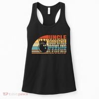 Uncle Godfather And Bowling Legend Bowling Uncle Gift Women's Tank Top thumb 0