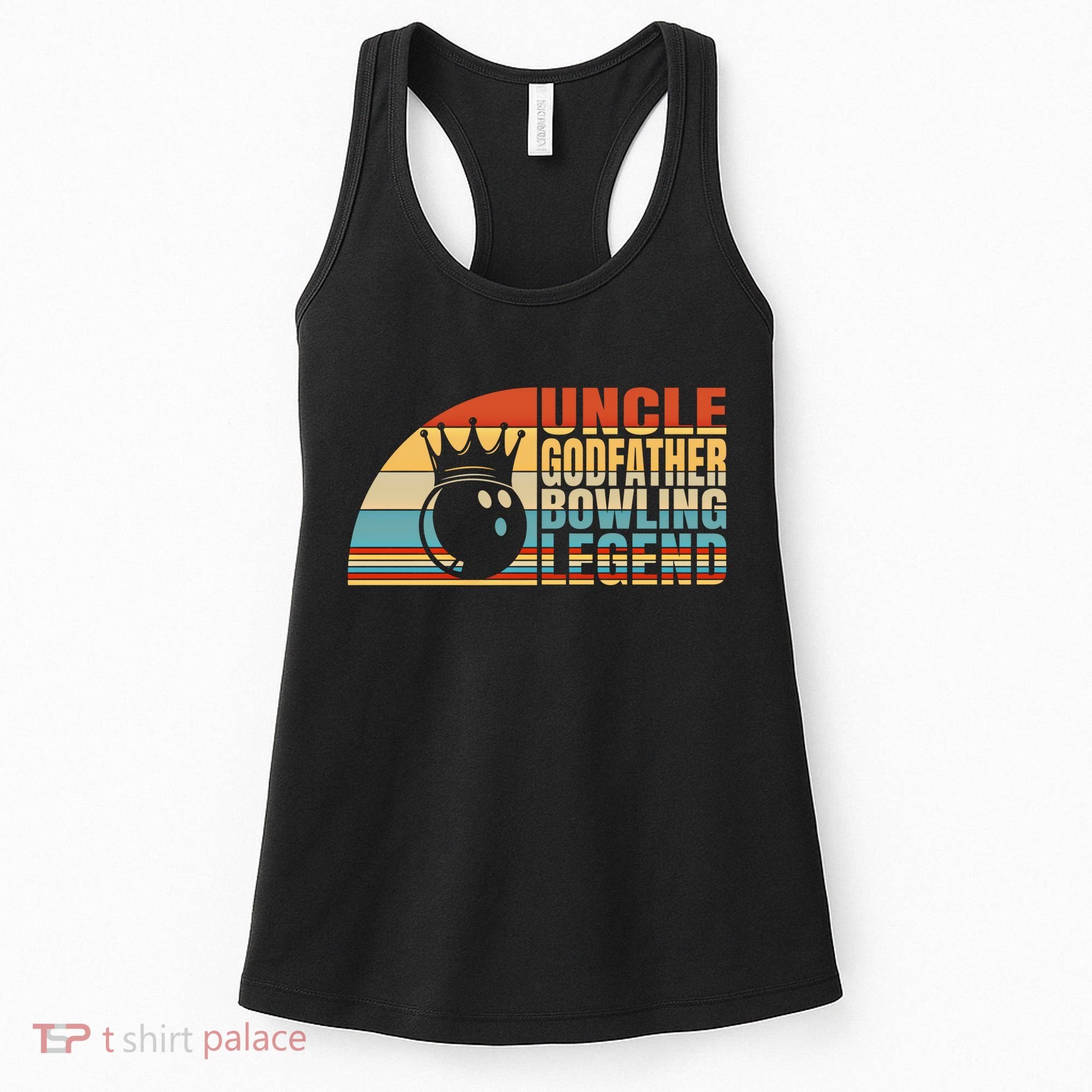 Uncle Godfather And Bowling Legend Bowling Uncle Gift Women's Tank Top