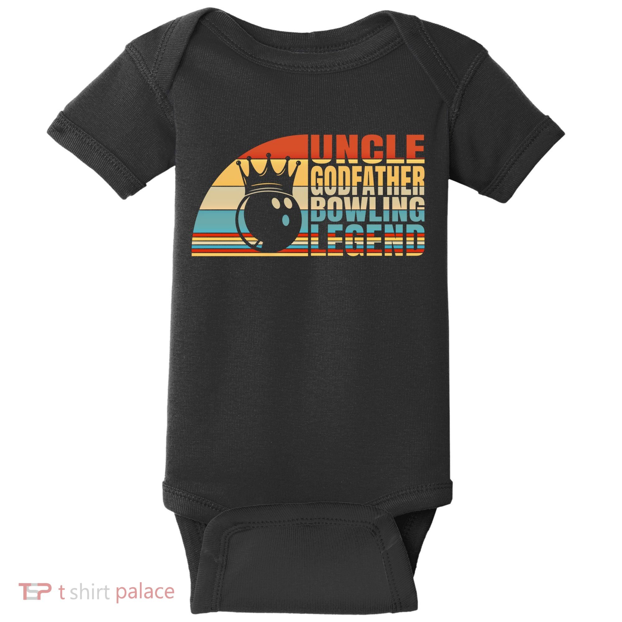 Uncle Godfather And Bowling Legend Bowling Uncle Gift Baby Bodysuit