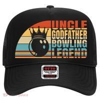 Uncle Godfather And Bowling Legend Bowling Uncle Gift Hat thumb 0