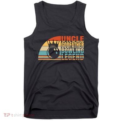 Uncle Godfather And Bowling Legend Bowling Uncle Gift Tank Top
