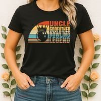 Uncle Godfather And Bowling Legend Bowling Uncle Gift Women's T-Shirt thumb 2