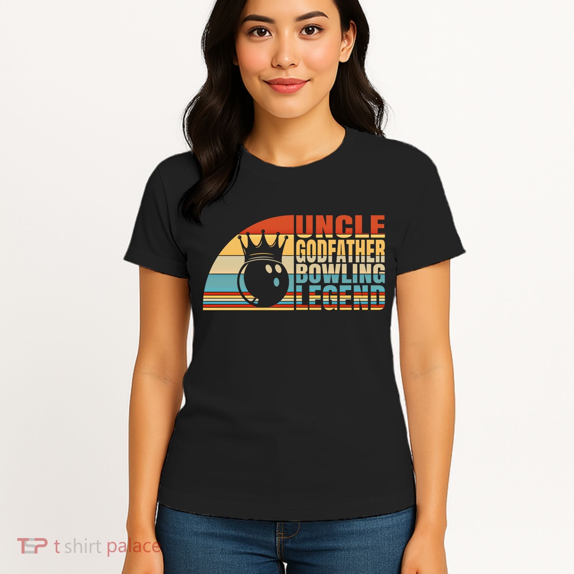 Uncle Godfather And Bowling Legend Bowling Uncle Gift Women's T-Shirt