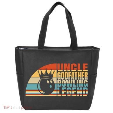 Uncle Godfather And Bowling Legend Bowling Uncle Gift Tote Bag