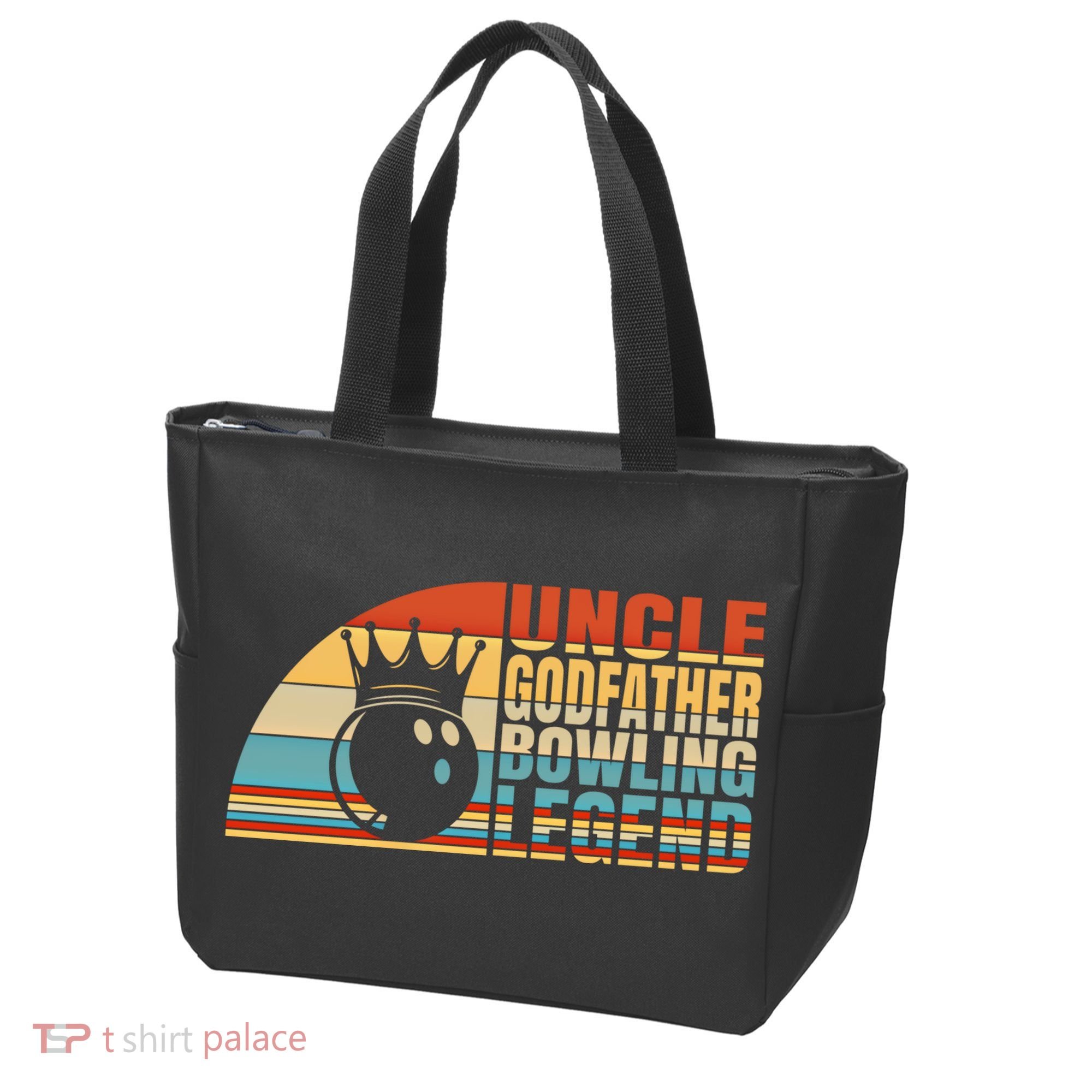Uncle Godfather And Bowling Legend Bowling Uncle Gift Tote Bag