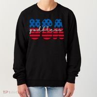USA God Bless Patriot Celebration Women's Sweatshirt thumb 0