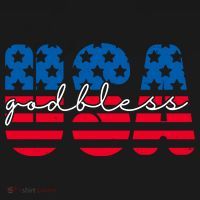 USA God Bless Patriot Celebration Coaster thumb 2