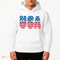USA God Bless Patriot Celebration Hoodie thumb 2