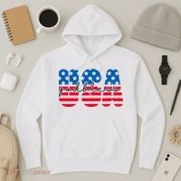 USA God Bless Patriot Celebration Hoodie thumb 3