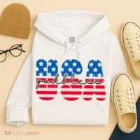 USA God Bless Patriot Celebration Hoodie thumb 4