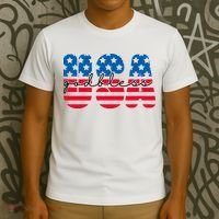 USA God Bless Patriot Celebration T-Shirt thumb 3