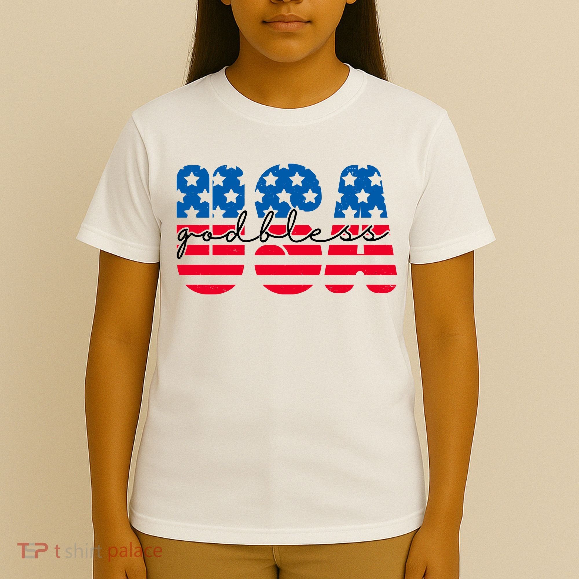 USA God Bless Patriot Celebration T-Shirt