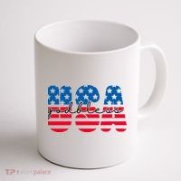 USA God Bless Patriot Celebration Coffee Mug thumb 1