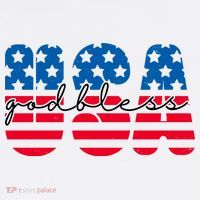 USA God Bless Patriot Celebration Mousepad thumb 1
