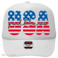 USA God Bless Patriot Celebration Hat thumb 0