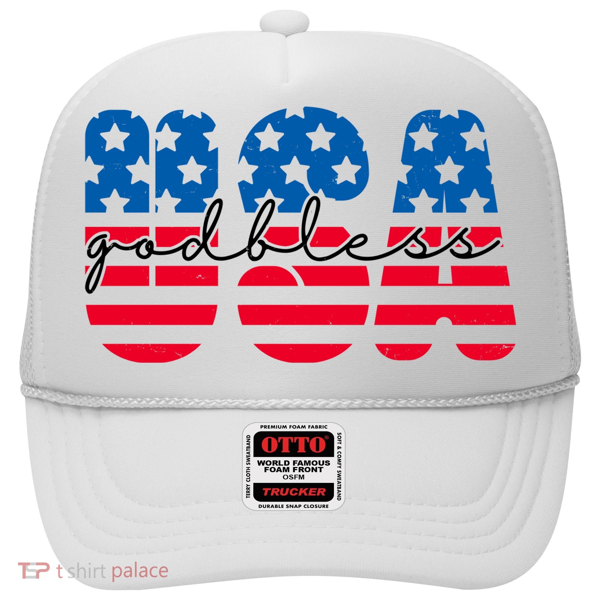 USA God Bless Patriot Celebration Hat