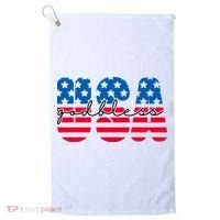 USA God Bless Patriot Celebration Golf Towel thumb 0