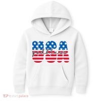 USA God Bless Patriot Celebration Kids Hoodie thumb 0