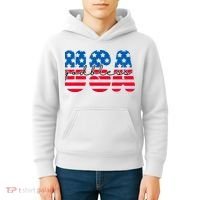 USA God Bless Patriot Celebration Kids Hoodie thumb 4