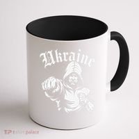 Ukraine Gift Flag Ukraini Kyiv Ukrainian Ukrajina Kyiv Coffee Mug thumb 1
