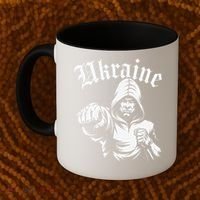 Ukraine Gift Flag Ukraini Kyiv Ukrainian Ukrajina Kyiv Coffee Mug thumb 2