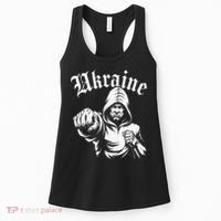 Ukraine Gift Flag Ukraini Kyiv Ukrainian Ukrajina Kyiv Women's Tank Top thumb 0