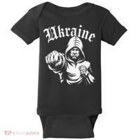 Ukraine Gift Flag Ukraini Kyiv Ukrainian Ukrajina Kyiv Baby Bodysuit thumb 0
