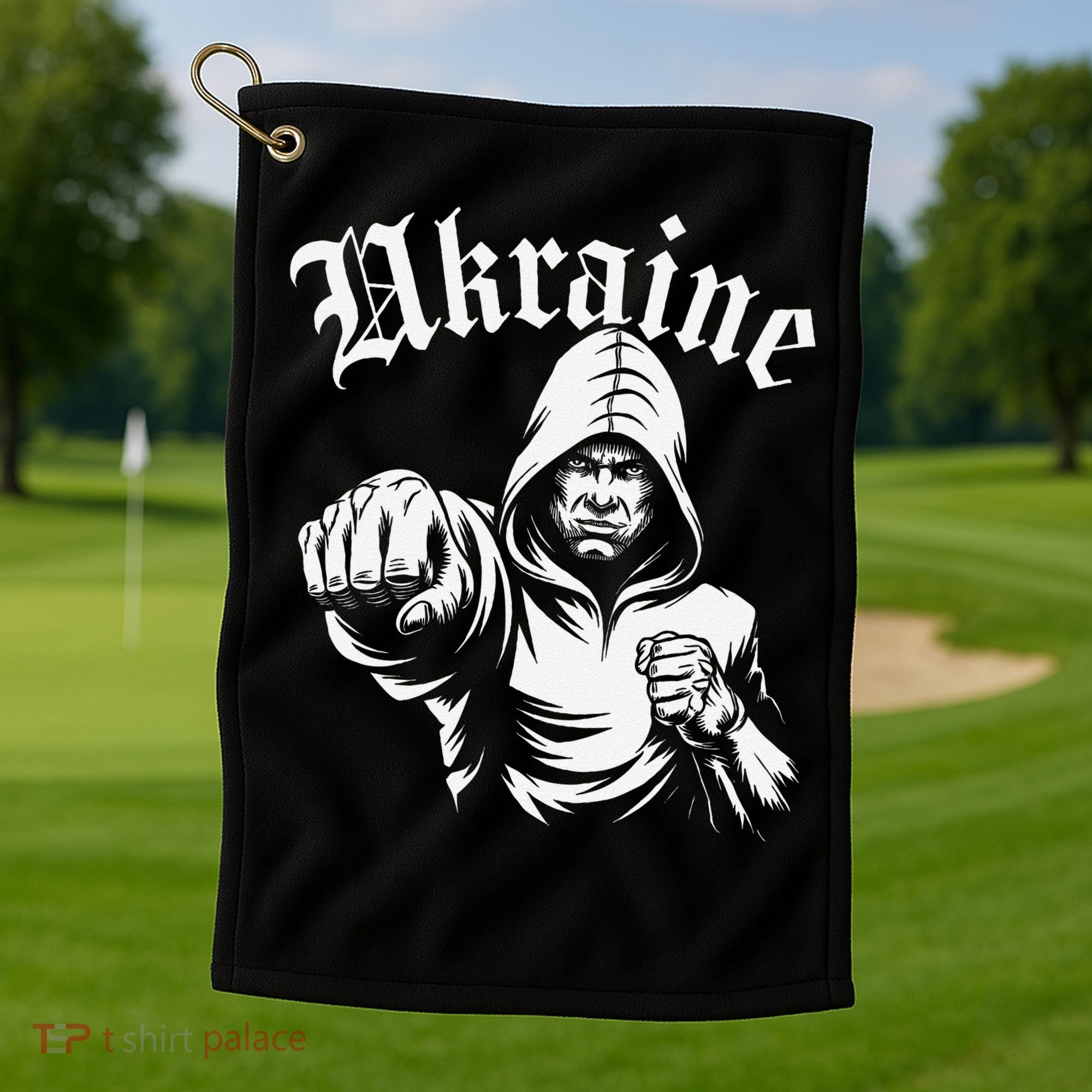 Ukraine Gift Flag Ukraini Kyiv Ukrainian Ukrajina Kyiv Golf Towel