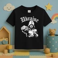 Ukraine Gift Flag Ukraini Kyiv Ukrainian Ukrajina Kyiv Toddler T-Shirt thumb 3