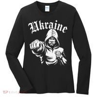 Ukraine Gift Flag Ukraini Kyiv Ukrainian Ukrajina Kyiv Women's Long Sleeve Shirt thumb 0