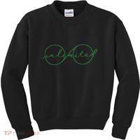 Unlimited Glasses Green Good Witch Bad Witch Kids Sweatshirt thumb 0