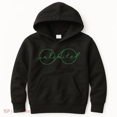 Unlimited Glasses Green Good Witch Bad Witch Kids Hoodie