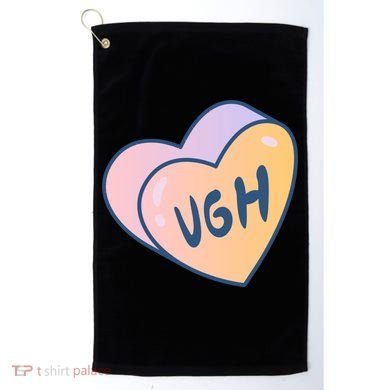 Ugh Heart Golf Towel